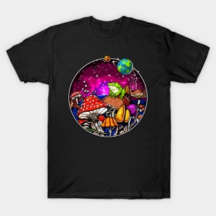 Psychedelic Mushrooms Forest T-Shirt